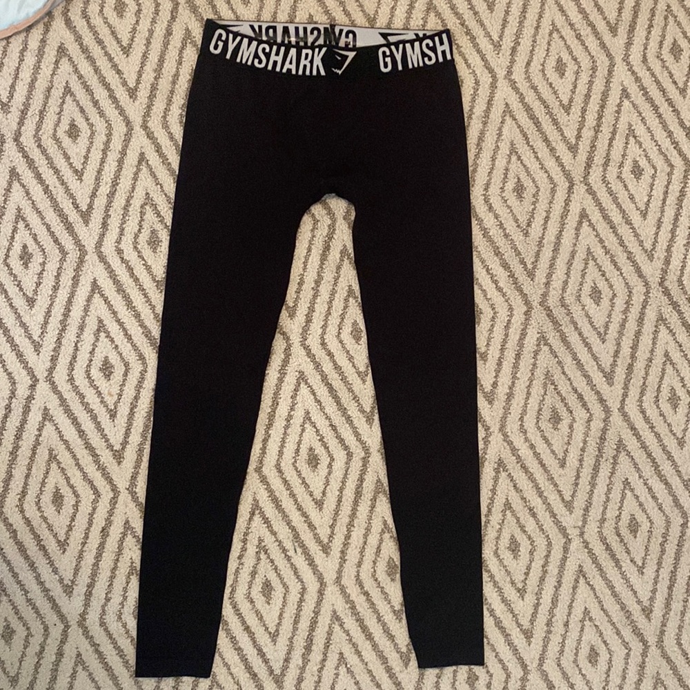 Gymshark Black Seamless Leggings. Size Medium